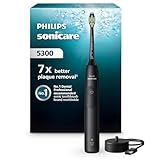 Philips Sonicare 5300 elektrische Zahnbürste, Schallzahnbürste mit 2 Intensitätsstufen,...