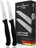 Schwertkrone® Schälmesser 2er Set [MADE IN SOLINGEN - GERMANY] - Gemüsemesser...