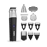 BaByliss Lithium Power 11-in-1 Multi-Trimmer – Kabelloses Grooming-Kit mit Barttrimmer und...
