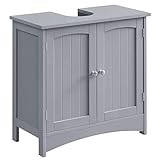 VASAGLE Waschbeckenunterschrank, Unterschrank, Badezimmerschrank, 30 x 60 x 60 cm, 2 Türen,...