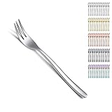 Kyraton Dessertgabeln 12 Stück 15.6cm, Edelstahl Gebäck Gabeln Set, Obst Gabeln, Vorspeise für...