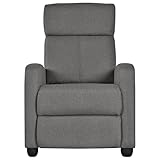 Yaheetech Relaxsessel Fernsehsessel Einzelsofa Ruhesessel mit Verstellbarer Beinablage Liegesessel...