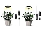 Onite Pflanzenlampe Led Vollspektrum, Grow Light mit USB Adapter und 3/6/12 Auto-Timer,...