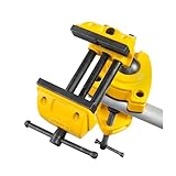 Stanley Maxsteel Multiachsen Schraubstock, mit drei Achsen durch Kugelgelenk, 25kg Spannkraft, 75mm...