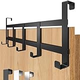 4smile Türgarderobe zum Einhängen - Universelle Türhaken für deutsche Türen, Kleiderhaken Tür...