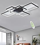 LED Deckenleuchte Einfache Moderne Deckenlampe Wohnzimmer Atmosphärische Rechteckige Deckenstrahler...