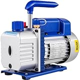 VEVOR 3CFM Vakuumpumpe,1/4 HP Vakuumpumpe Unterdruckpumpe, 220 V Unterdruckpumpe...