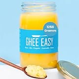 Ghee Easy 1250g Bio Ghee von Grasgefütterten Kühen - Hochreines Authentisches...