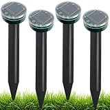 KEEPAQ Solar Maulwurfschreck, Maulwurf Vertreiber, Solar Tiervertreiber Wühlmausschreck,...