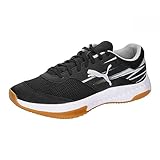 PUMA Unisex Varion Ii Indoor Court Shoe, Black Cool Light Gray Yellow Blaze Gum,...