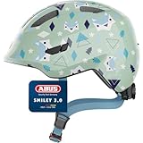 ABUS Kinderhelm Smiley 3.0 - Fahrradhelm mit tiefer Passform, kindergerechten...