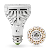 SANSI Pflanzenlampe LED 15W Pflanzenlicht Vollspektrum E27 Weiß 4000K für Zimmerpflanzen Grow...