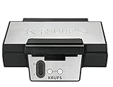 Krups Waffeleisen FDK251, Doppelwaffeleisen, 2 Belgische Waffeln gleichzeitig,...