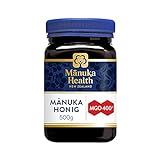 Manuka Health - Manuka Honig MGO 400+ , 100% Pur aus Neuseeland mit zertifiziertem Methylglyoxal...