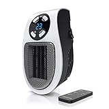 Brandson - Heizlüfter energiesparend leise - mit Fernbedienung - für die Steckdose - Keramik...