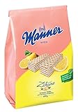 Manner Zitronen-Waffeln | vegane knusprige Waffeln mit Zitronencreme | 1er Pack...