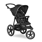 hauck Runner 2, Schwarz - Robuster Dreirad Buggy mit XL Lufträdern, Federung,...