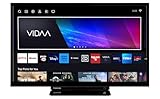 Toshiba Fernseher 24 Zoll Smart TV - VIDAA TV (HD LED TV, HDR, Triple-Tuner) 24WV3463DAZ