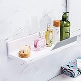 YOHOM Selbstklebend Badezimmerablage Ohne Bohren Weiße Duschablage Wandmontage Shampoo Halterung...