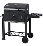 tepro Holzkohlegrill (Grillwagen) Toronto Click, Grillfläche: ca. 56 x 41,5 cm,...