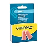 OHROPAX Soft Ohrstöpsel – IN-Ohr-Stöpsel aus weichem Schaumstoff –...