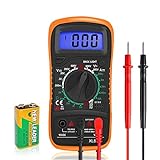 Digital Multimeter Voltmeter Batterietester Spannungsprüfer Durchgangsprüfer...