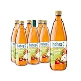 hohes C Milder Apfel (6 x 1l), 100% Saft, Apfelsaft, Vitamin C, ohne Zuckerzusatz laut Gesetz,...