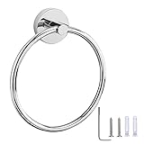 Handtuchring Edelstahl Runder Handtuchringe Wandmontierter Handtuchhalter für Küchen und...