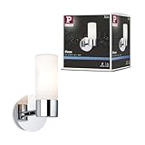 Paulmann WallCeiling Eleon WL IP44 max. 33W G9 Chrom matt/Satin 230V Metall/Glas