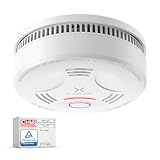 X-Sense Rauchmelder 10 Jahre Batterie, Feuermelder TÜV Rheinland Zertifiziert,...