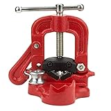 DEMA Rohrschraubstock RSS 2 GM, 2 Zoll, Schraubstock Sanitär, geriffelte Backen, stabil, klappbar,...