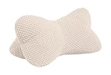 Leseknochen, Lesekissen, Nackenrolle Nackenkissen aus Cord,Stützkissen, Reisekissen mit...