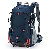 MOUNTAINTOP 40L Wanderrucksack Herren Damen Trekkingrucksack mit Regenhülle...