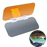 Auto Blendschutz，Blendschutz Auto Sonnenblende 2 in 1 Tag Und Nacht Fahren Sonnenblende mit...