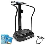 Bluefin Fitness Vibrationsplatte Pro Modell | Verbessertes Design mit Leisen Motoren und Eingebauten...