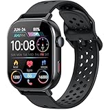 GPS Smartwatch Herren Damen, 2.06'' AMOLED Smart Watch, Fitnessuhr SOS...