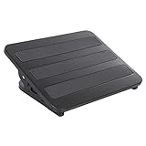Maclean MC-831 Ergonomische Fußstütze Fußauflage stufenlos einstellbarer Neigungswinkel 380x300mm