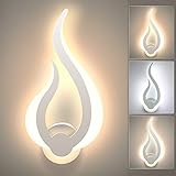 Lightess LED Wandlampe Innen 10W Wandleuchte Modern 3 Warmweiß/Kaltweiß/Neutralweiß Flurlampe...