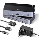 UGREEN HDMI KVM Switch 2 PC 2 Monitore 4K60Hz Tastatur und Desktop-Controller...