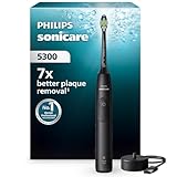 Philips Sonicare 5300 elektrische Zahnbürste, Schallzahnbürste mit 2...