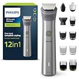 Philips Multigroom Series 5000, All-in-One-Trimmer, 12-in-1 Barttrimmer und Haarschneider für...