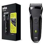 Braun Series 3 Rasierer Herren, Elektrorasierer mit 3 flexiblen Klingen, wiederaufladbarer und...