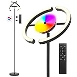 OTREN LED Stehlampe Wohnzimmer, RGB Deckenfluter Standlampe Dimmbar mit Fernbedienung &...