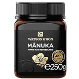 Watson & Son Manuka Honig MGO 400+ 250g | Premium Qualität aus Neuseeland