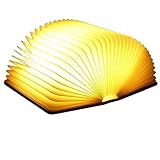 Molbory LED-Stimmungslicht, wiederaufladbar über USB, warmweiß, 12 x 9 x 2,5 cm