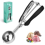 SPEENSUN Eisportionierer aus 304 Edelstahl mit Auslöser (23x5cm),eislöffel portionierer...
