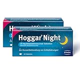 Hoggar Night - 2 x 20 Schlaftabletten zur Hilfe beim Einschlafen und bei akuten Schlafstörungen -...