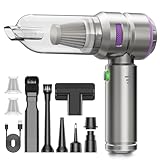 KITBEZN Handstaubsauger, Handstaubsauger Akku Kabellos, 4-in-1 Auto Staubsauger...