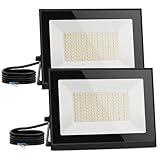 Aigostar LED Strahler außen 50W,2 Stück, Naturweiß 4000K 4500 Lumen Scheinwerfer IP65 Wasserdicht...