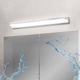 Kimjo LED Spiegelleuchte Badezimmer 42CM 9W, Spiegellampe Spritzwassergeschützt Neutralweiß 4000K...